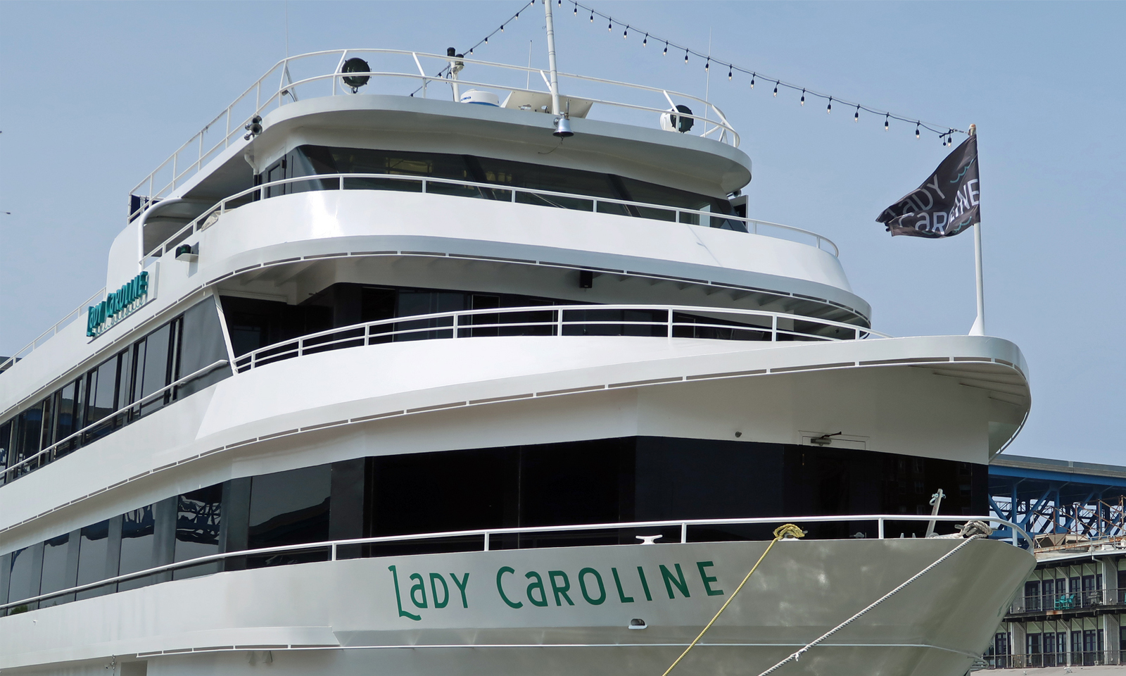 Lady Caroline dining cruise ship.