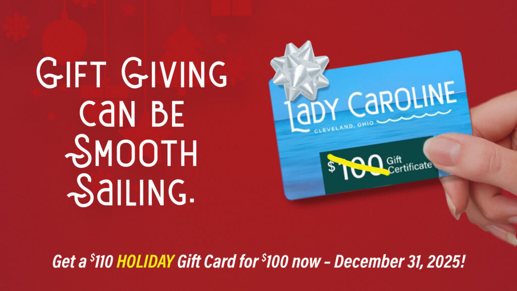 Holiday Gift Certificate with bow and $110 crossed out